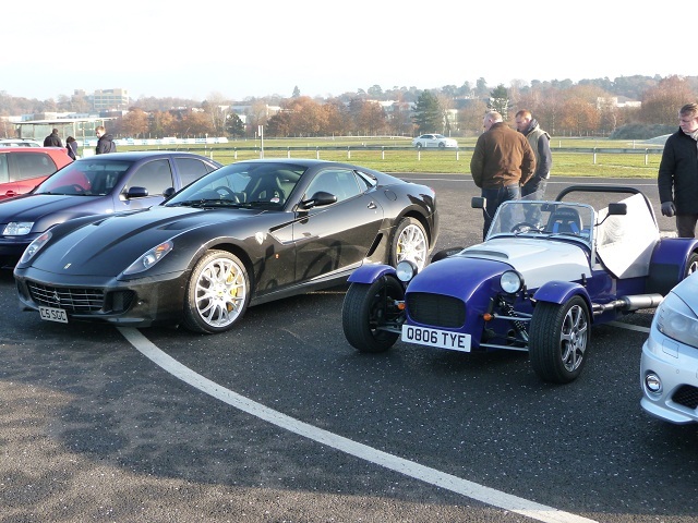 The Indy and another car